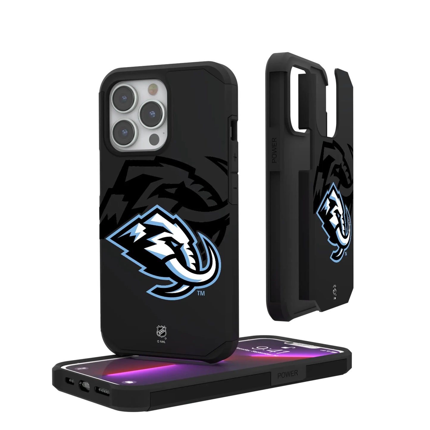 Utah Mammoth Monocolor Tilt Rugged Phone Case for Apple iPhone