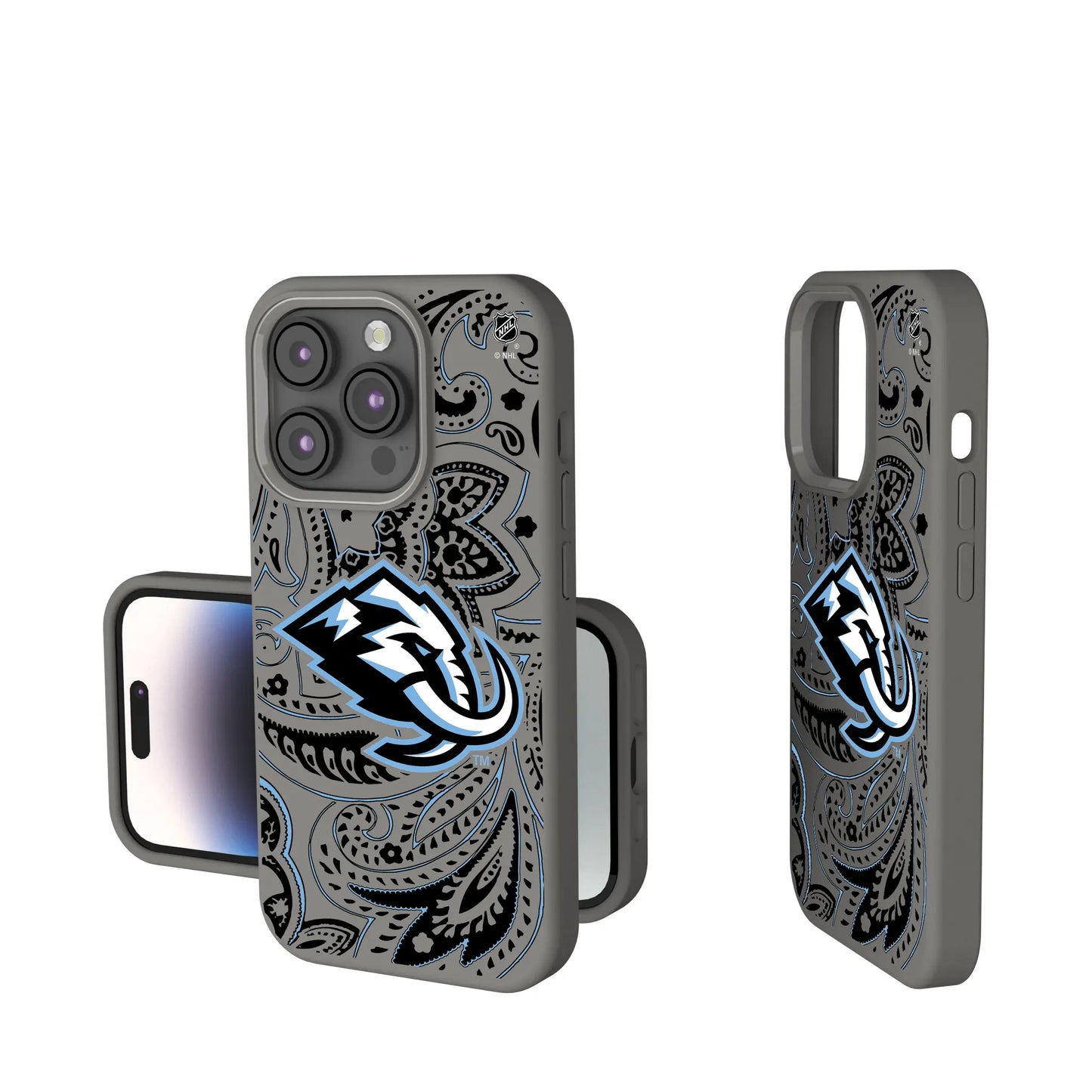 Utah Mammoth Paisley Soft Touch Phone Case for Apple iPhone
