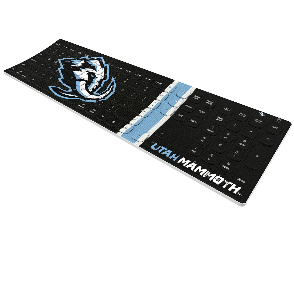 Utah Mammoth Stripe Curved Wireless Keyboard