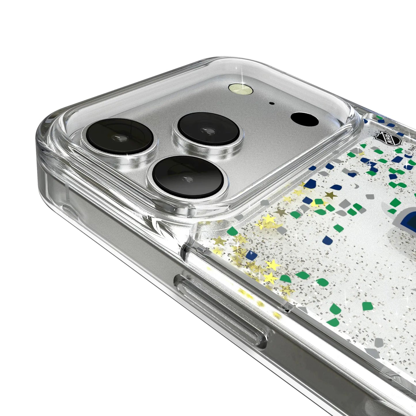 Vancouver Canucks Confetti Glitter Phone Case for Apple iPhone