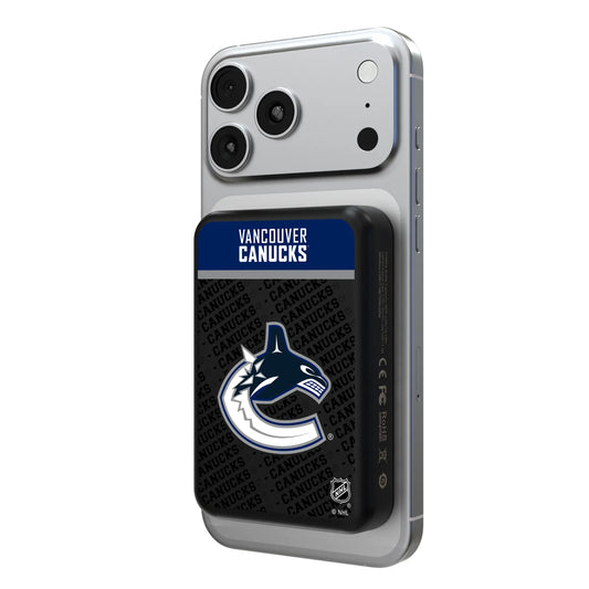 Vancouver Canucks Endzone Plus Wireless Mag Power Bank