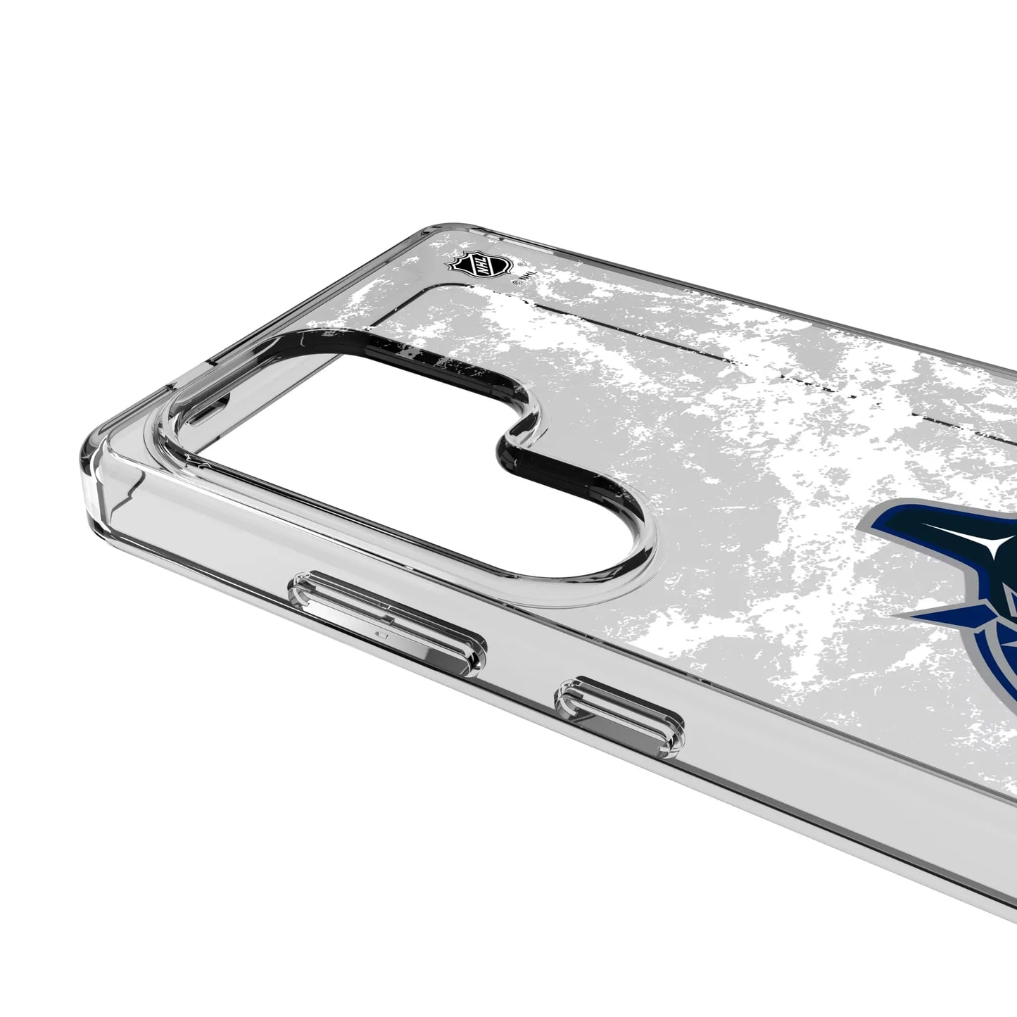 Vancouver Canucks Ice Stripe Clear Phone Case for Samsung Galaxy