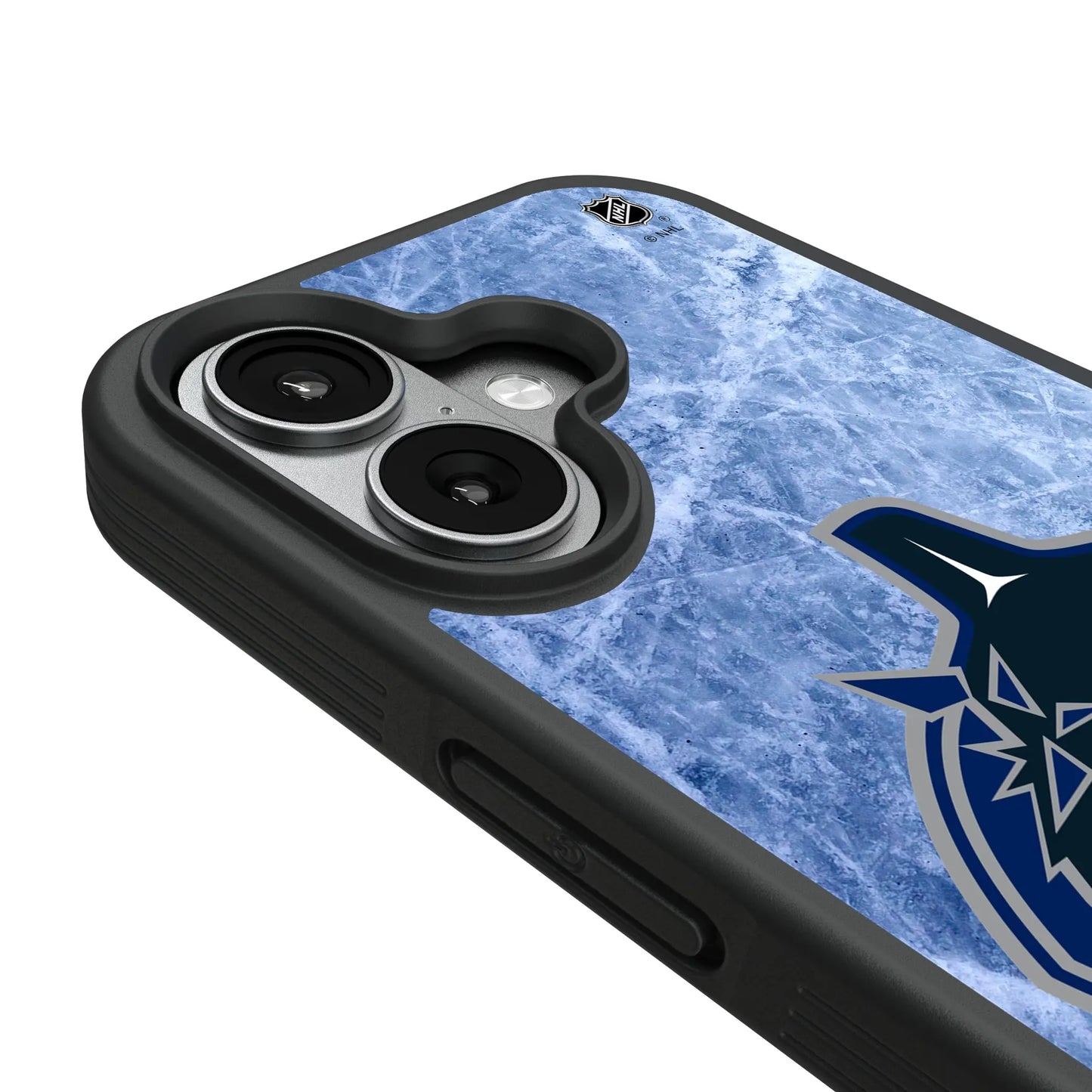 Vancouver Canucks Ice Wordmark Bump Phone Case for Apple iPhone