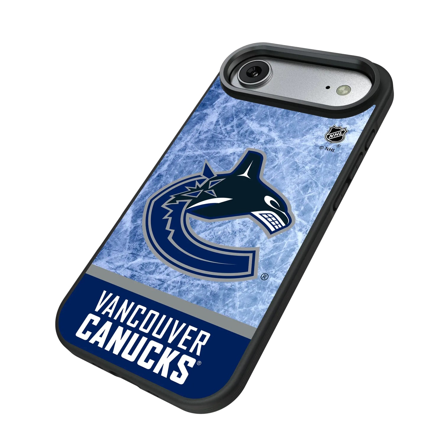 Vancouver Canucks Ice Wordmark Bump Phone Case for Apple iPhone