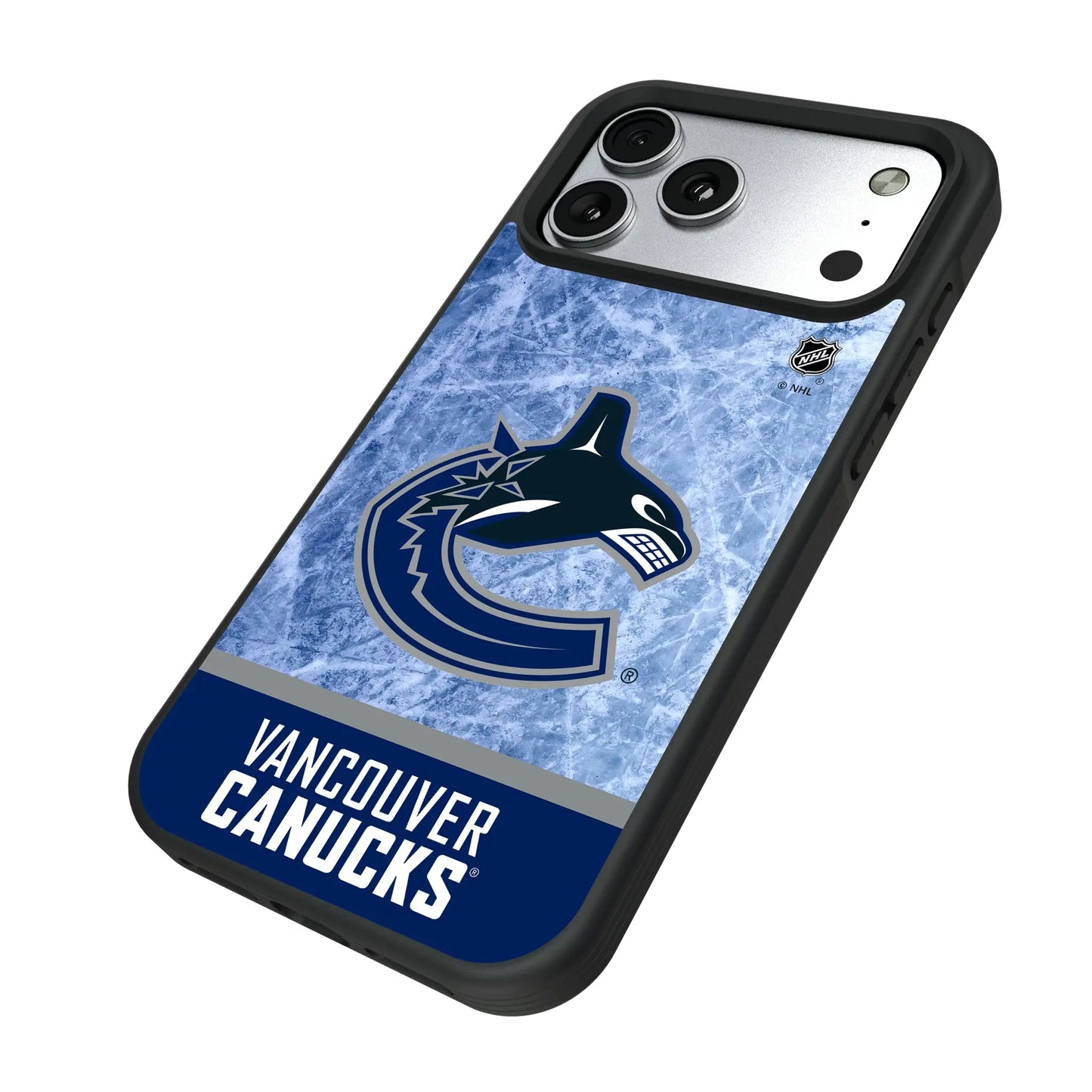 Vancouver Canucks Ice Wordmark Bump Phone Case for Apple iPhone