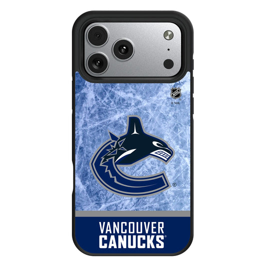 Vancouver Canucks Ice Wordmark Bump Phone Case for Apple iPhone