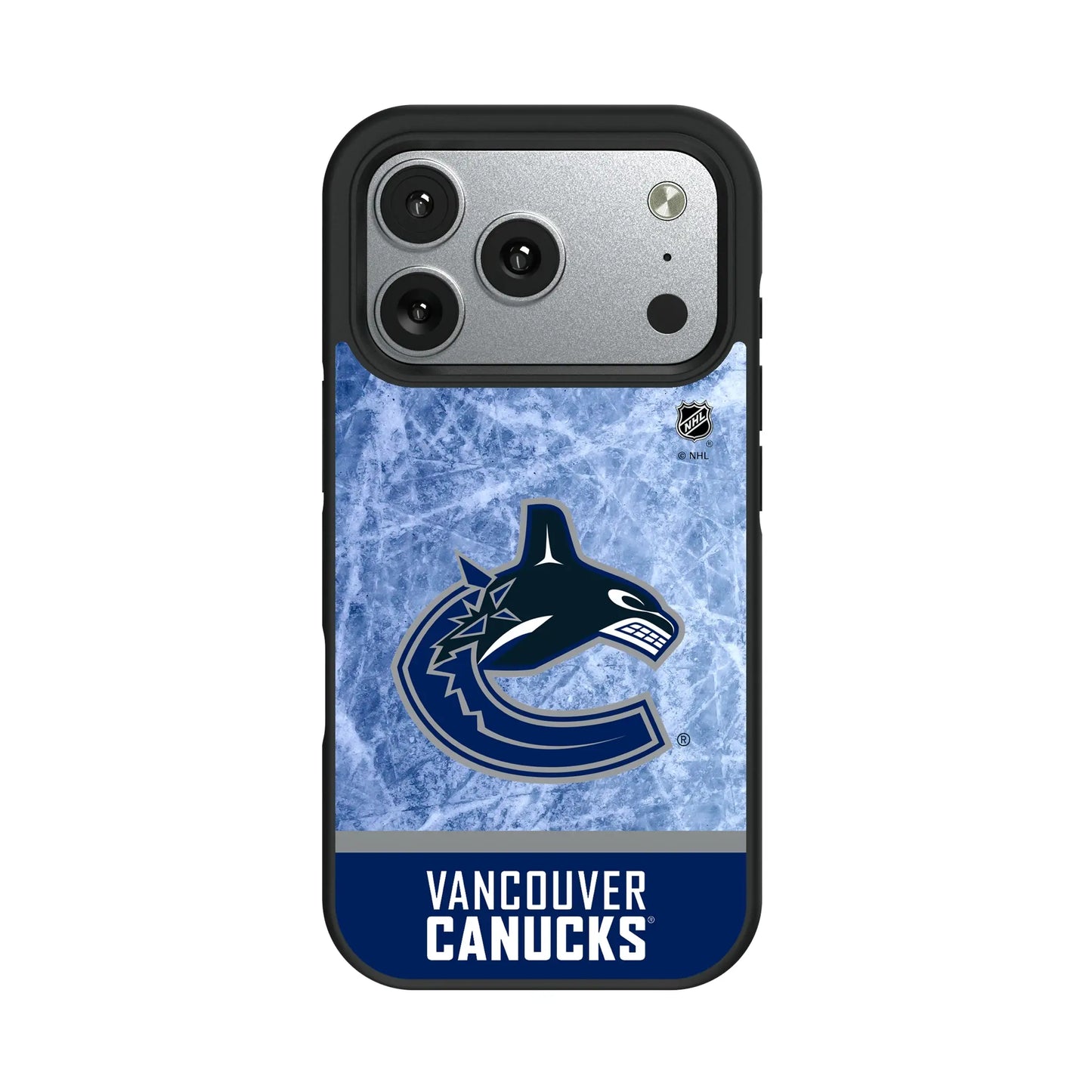 Vancouver Canucks Ice Wordmark Bump Phone Case for Apple iPhone