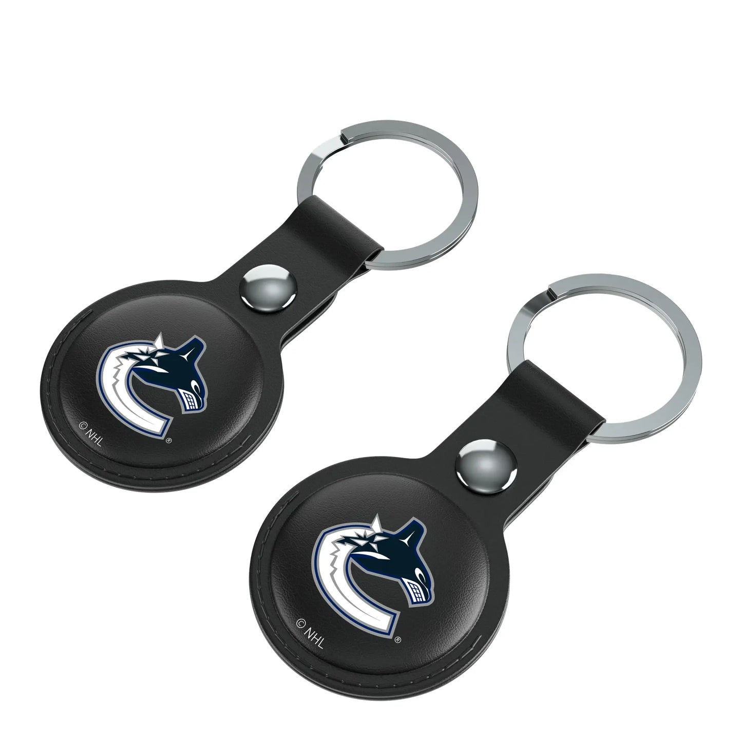 Vancouver Canucks Insignia Black Airtag Holder 2-Pack