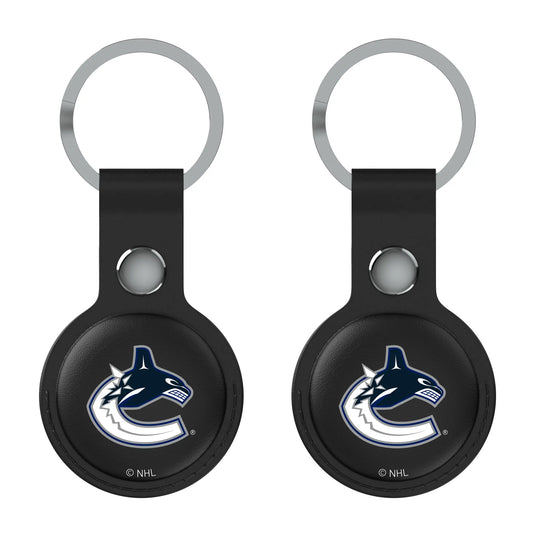 Vancouver Canucks Insignia Black Airtag Holder 2-Pack