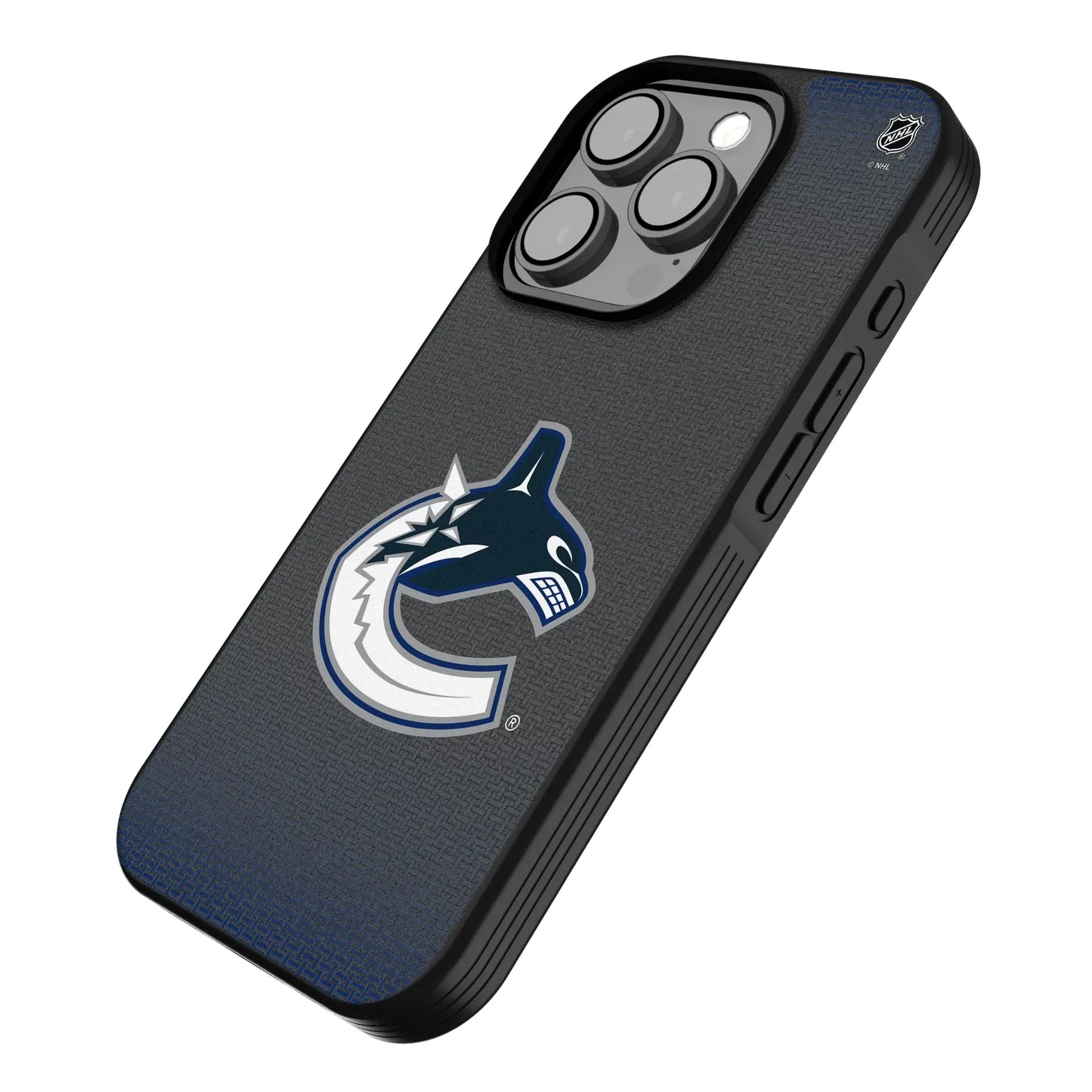 Vancouver Canucks Linen Bump Phone Case for Apple iPhone