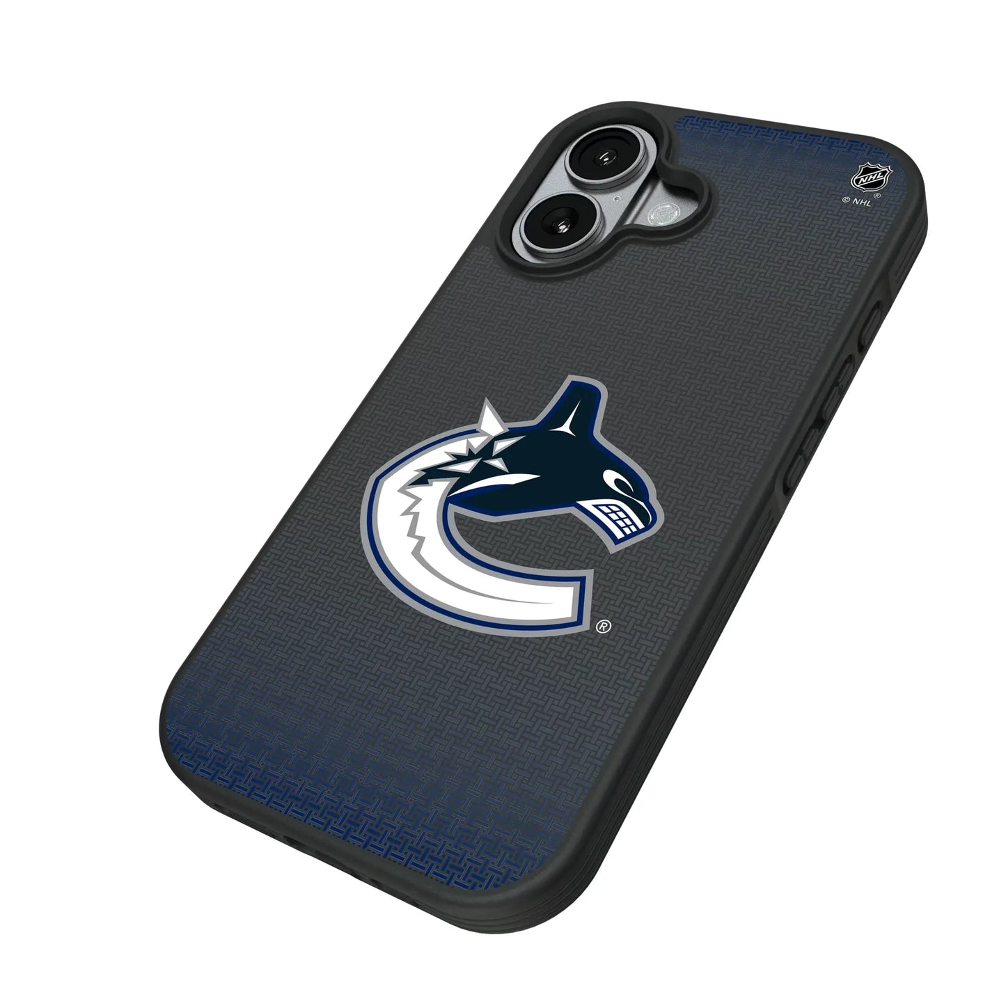 Vancouver Canucks Linen Bump Phone Case for Apple iPhone