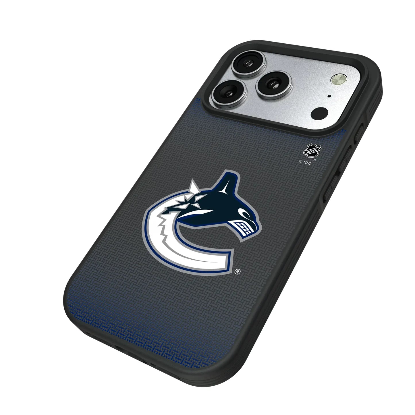 Vancouver Canucks Linen Bump Phone Case for Apple iPhone
