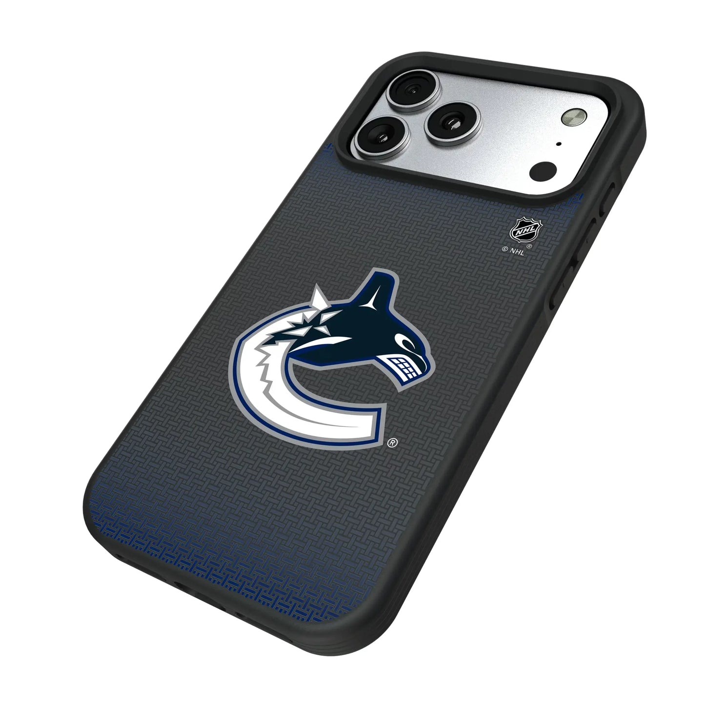 Vancouver Canucks Linen Bump Phone Case for Apple iPhone
