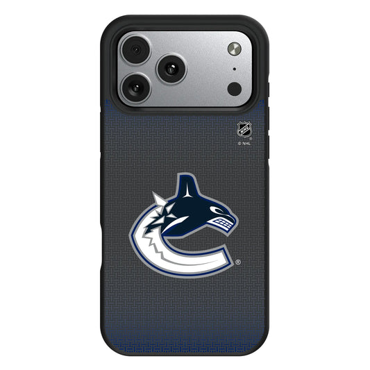 Vancouver Canucks Linen Bump Phone Case for Apple iPhone