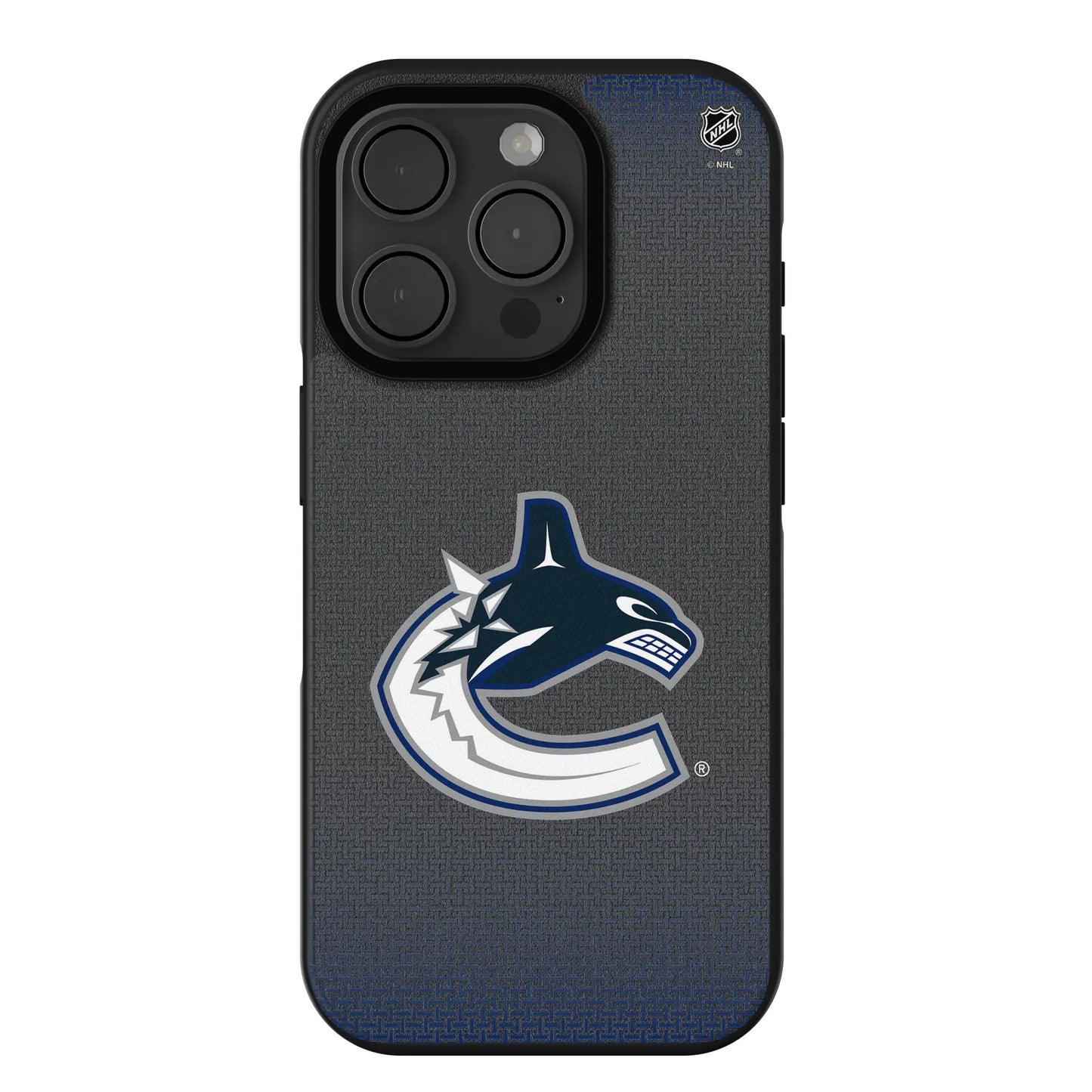 Vancouver Canucks Linen Bump Phone Case for Apple iPhone