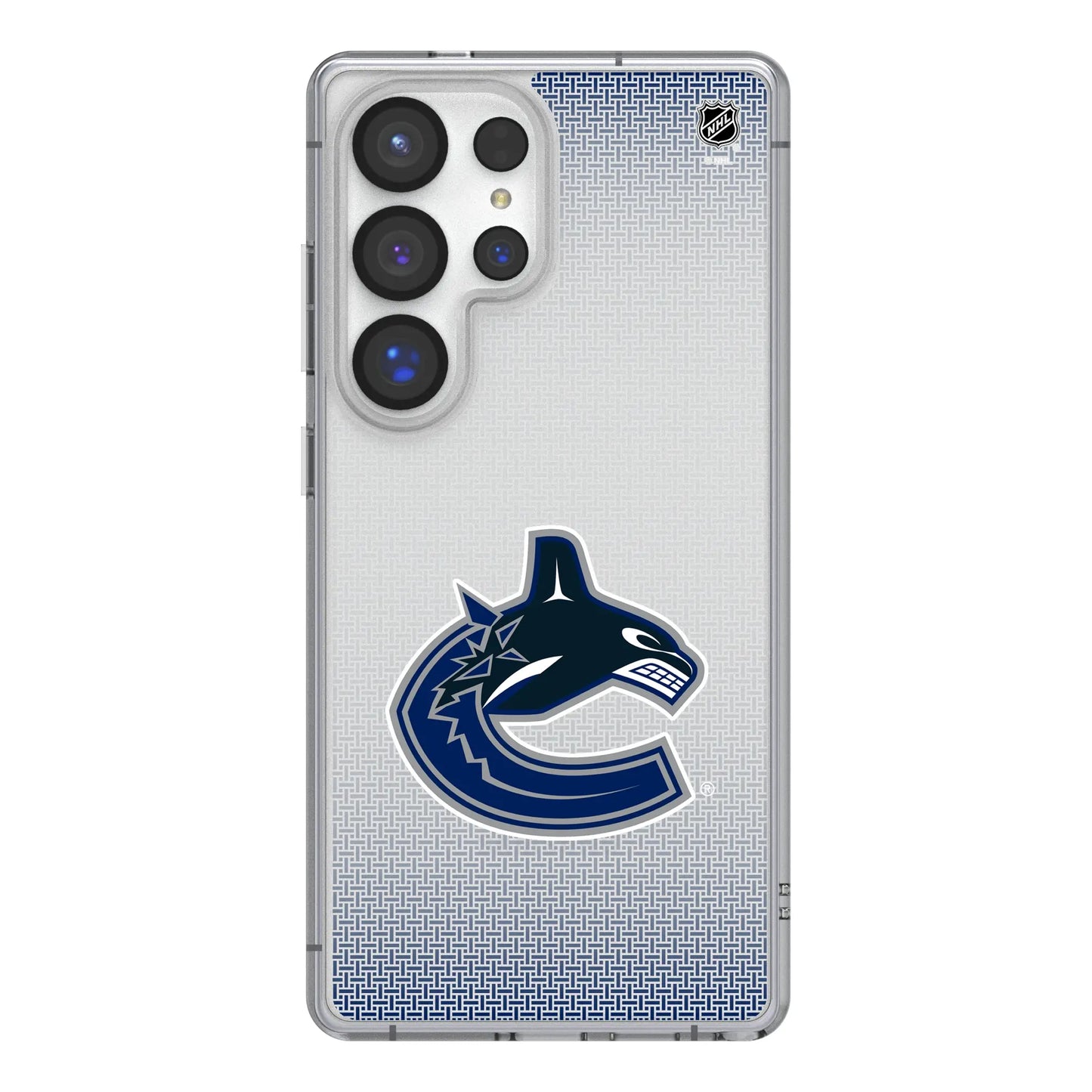 Vancouver Canucks Linen Clear Phone Case for Samsung Galaxy