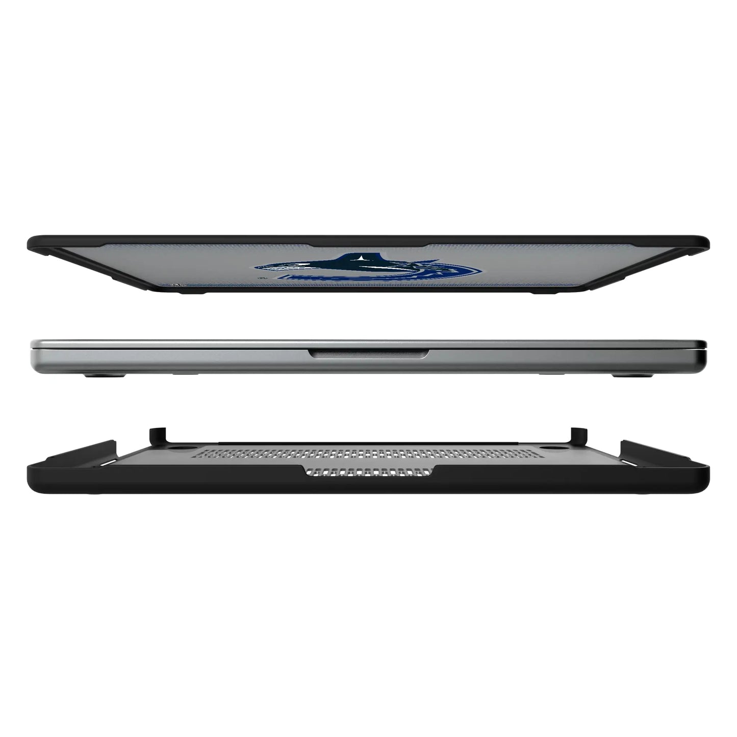Vancouver Canucks Linen Laptop Case for Apple MacBook