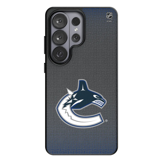 Vancouver Canucks Linen MagSafe Compatible Phone Case for Samsung Galaxy