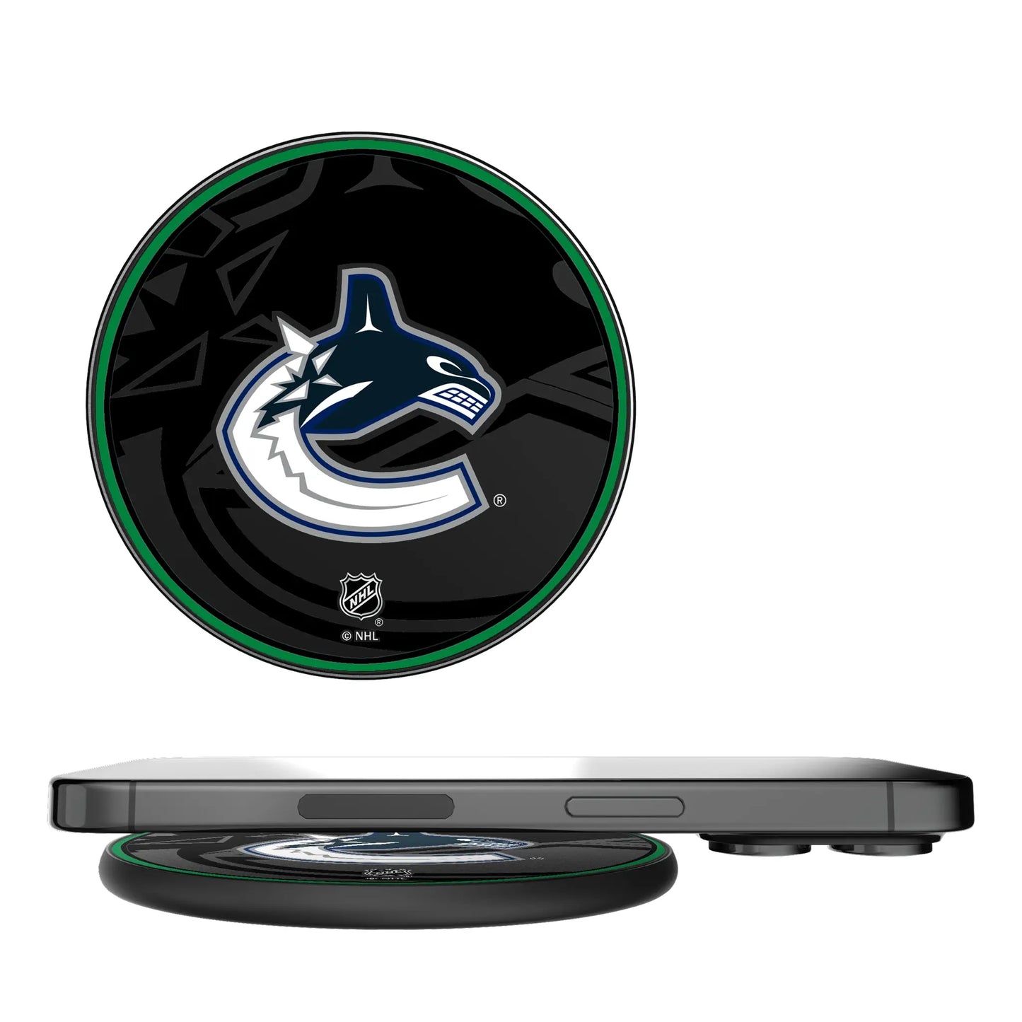 Vancouver Canucks Monocolor Tilt 15-Watt Wireless Charger