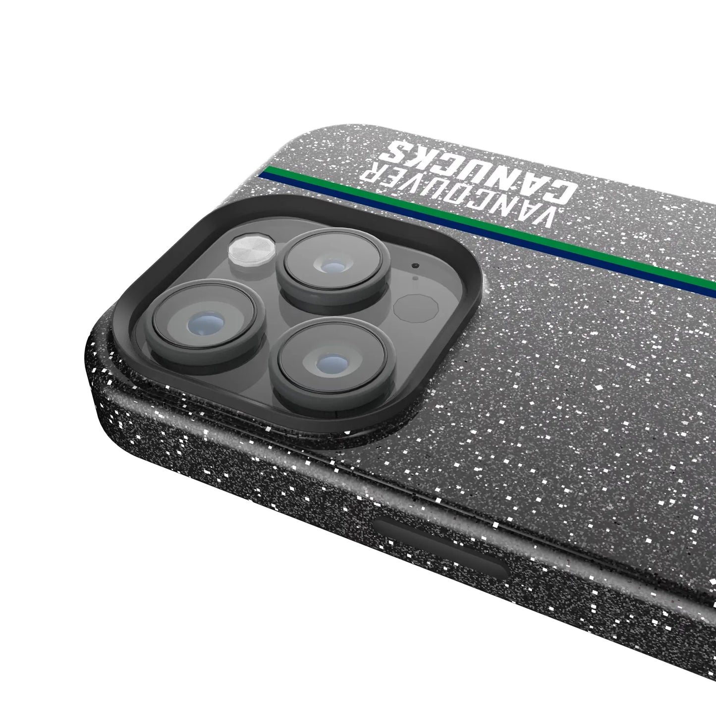 Vancouver Canucks Sidebar Black Bling Phone Case for Apple iPhone