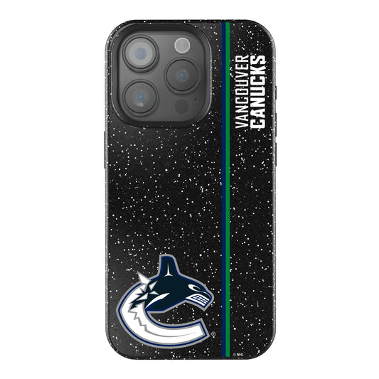 Vancouver Canucks Sidebar Black Bling Phone Case for Apple iPhone