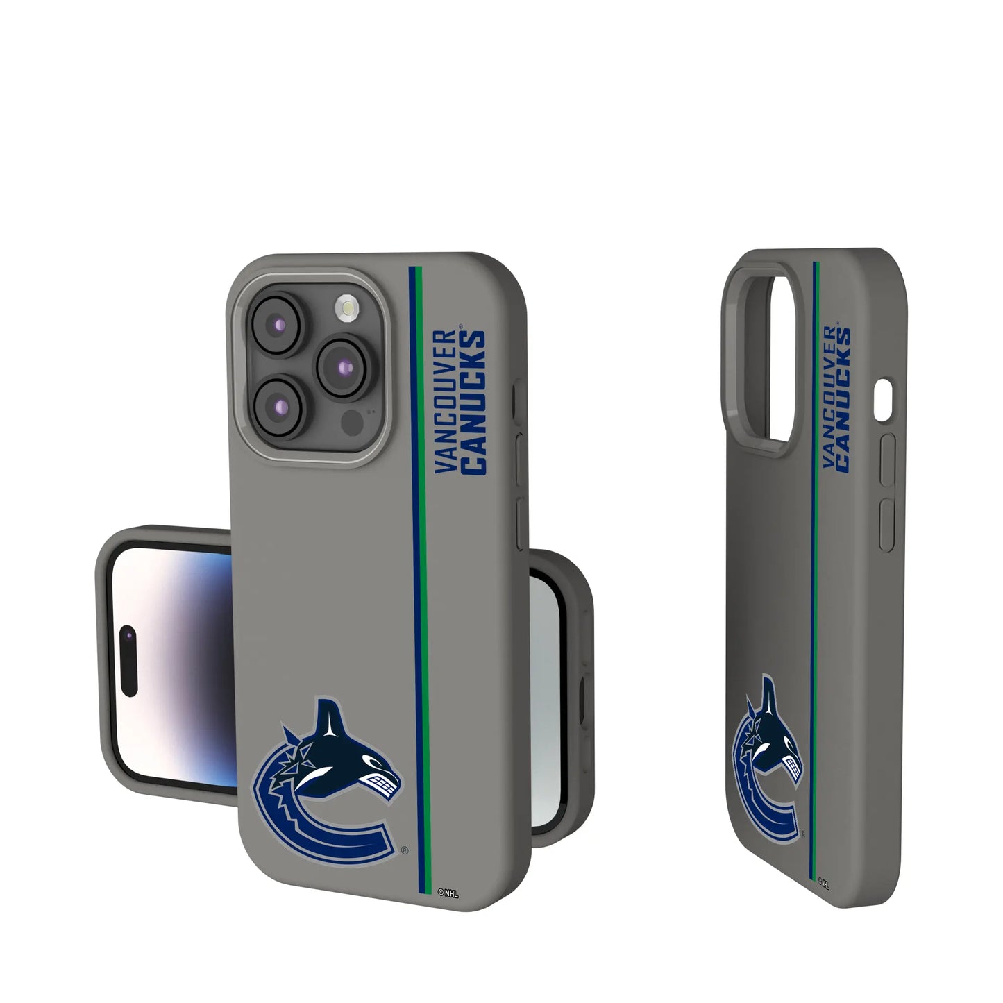 Vancouver Canucks Sidebar Soft Touch Phone Case for Apple iPhone