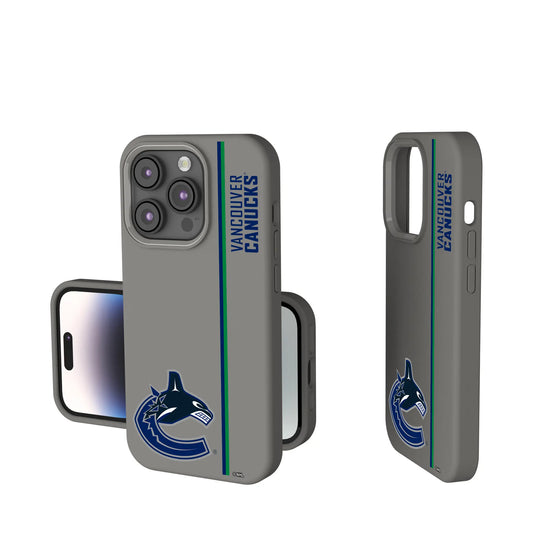 Vancouver Canucks Sidebar Soft Touch Phone Case for Apple iPhone