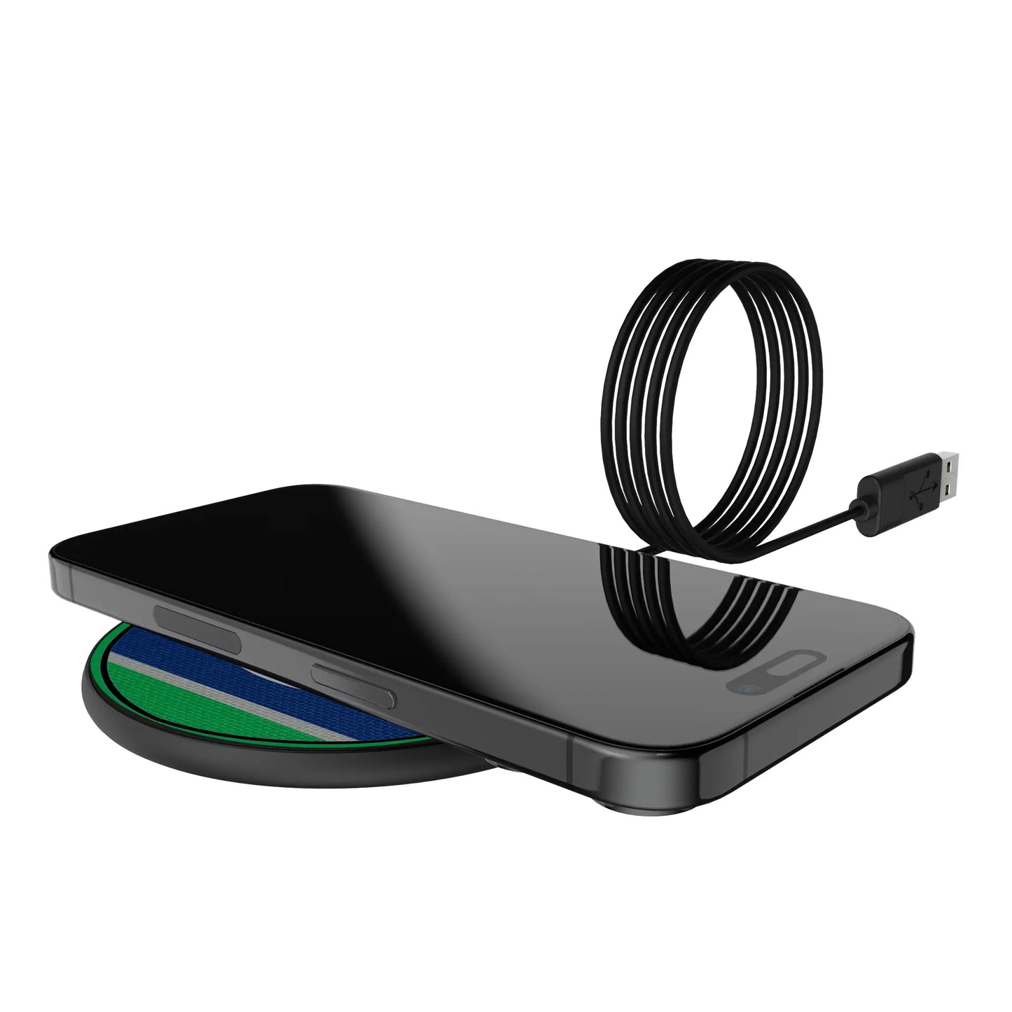 Vancouver Canucks Stripe 15-Watt Wireless Charger