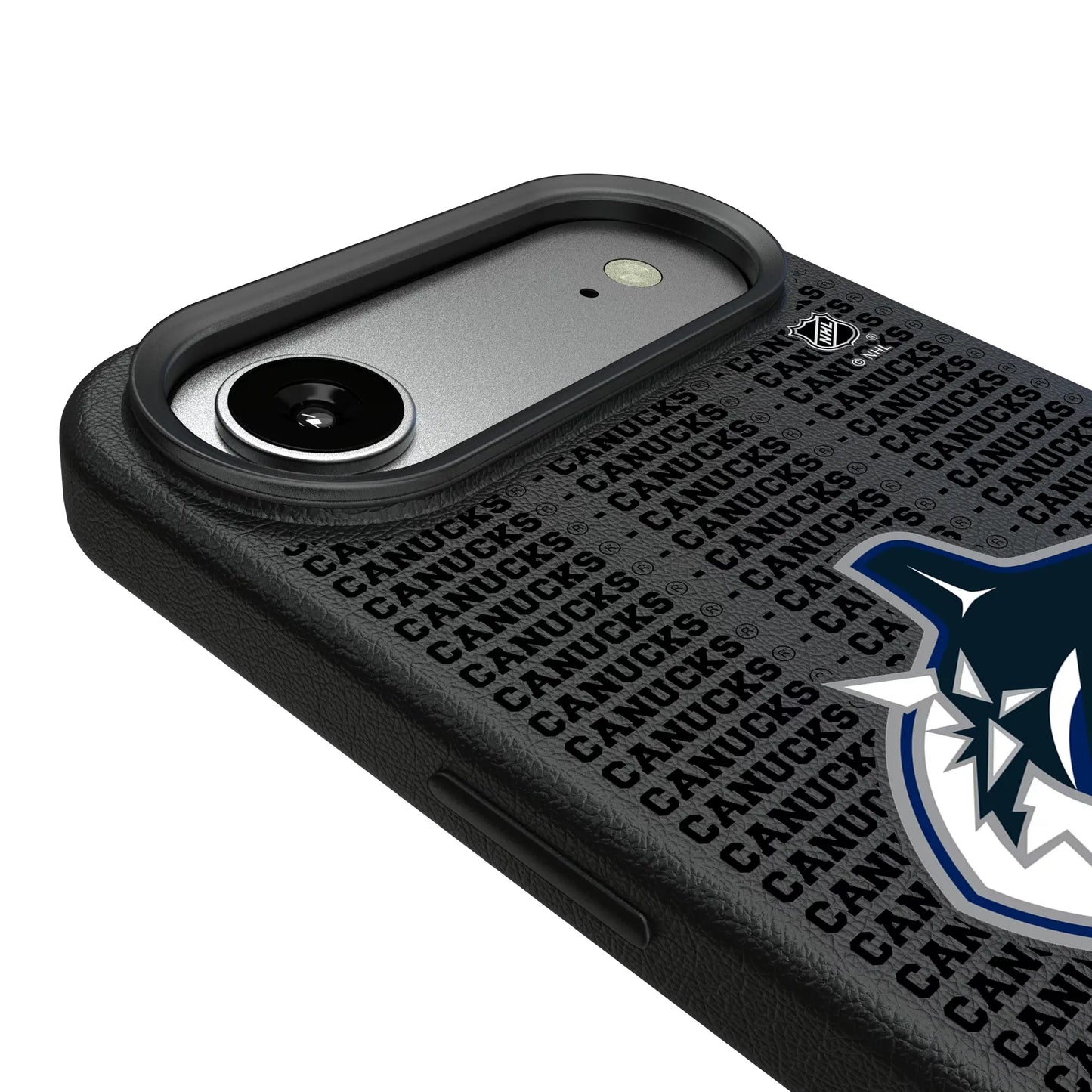 Vancouver Canucks Text Backdrop MagSafe Compatible Phone Case for Apple iPhone