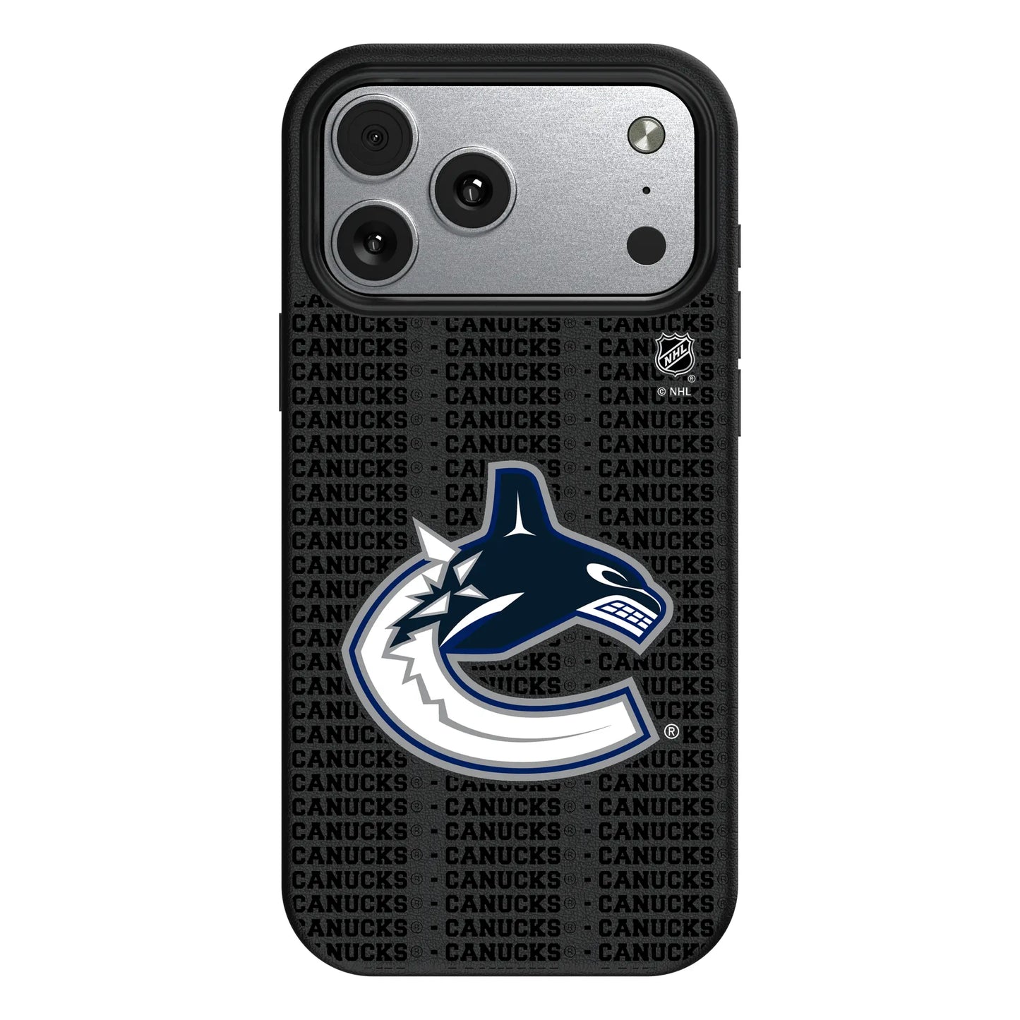 Vancouver Canucks Text Backdrop MagSafe Compatible Phone Case for Apple iPhone
