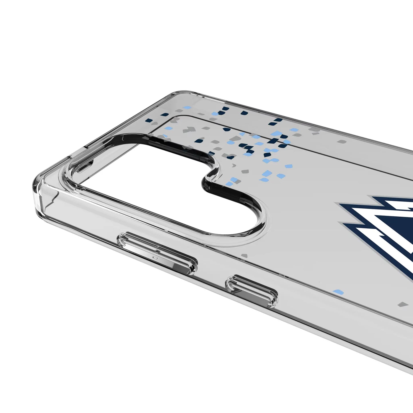 Vancouver Whitecaps Confetti Clear Phone Case for Samsung Galaxy
