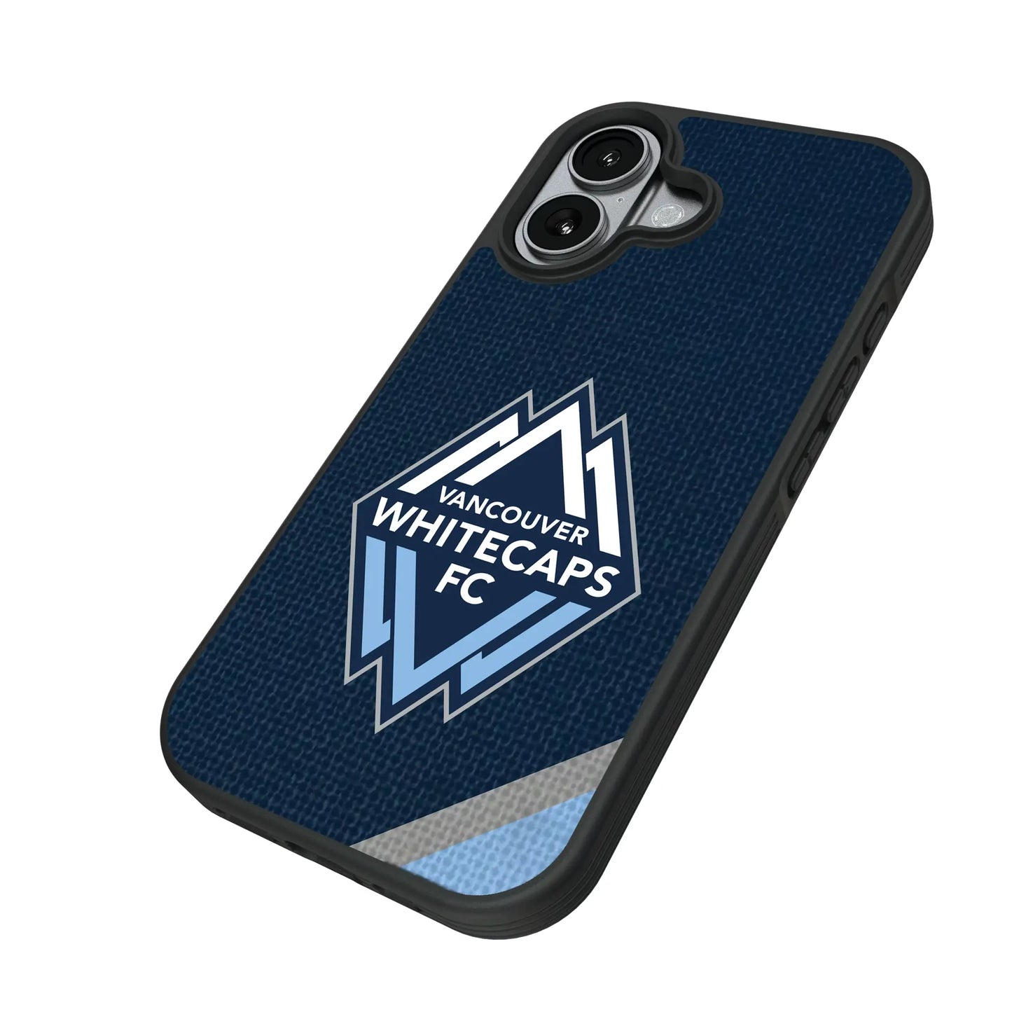 Vancouver Whitecaps Diagonal Stripe Bump Phone Case for Apple iPhone