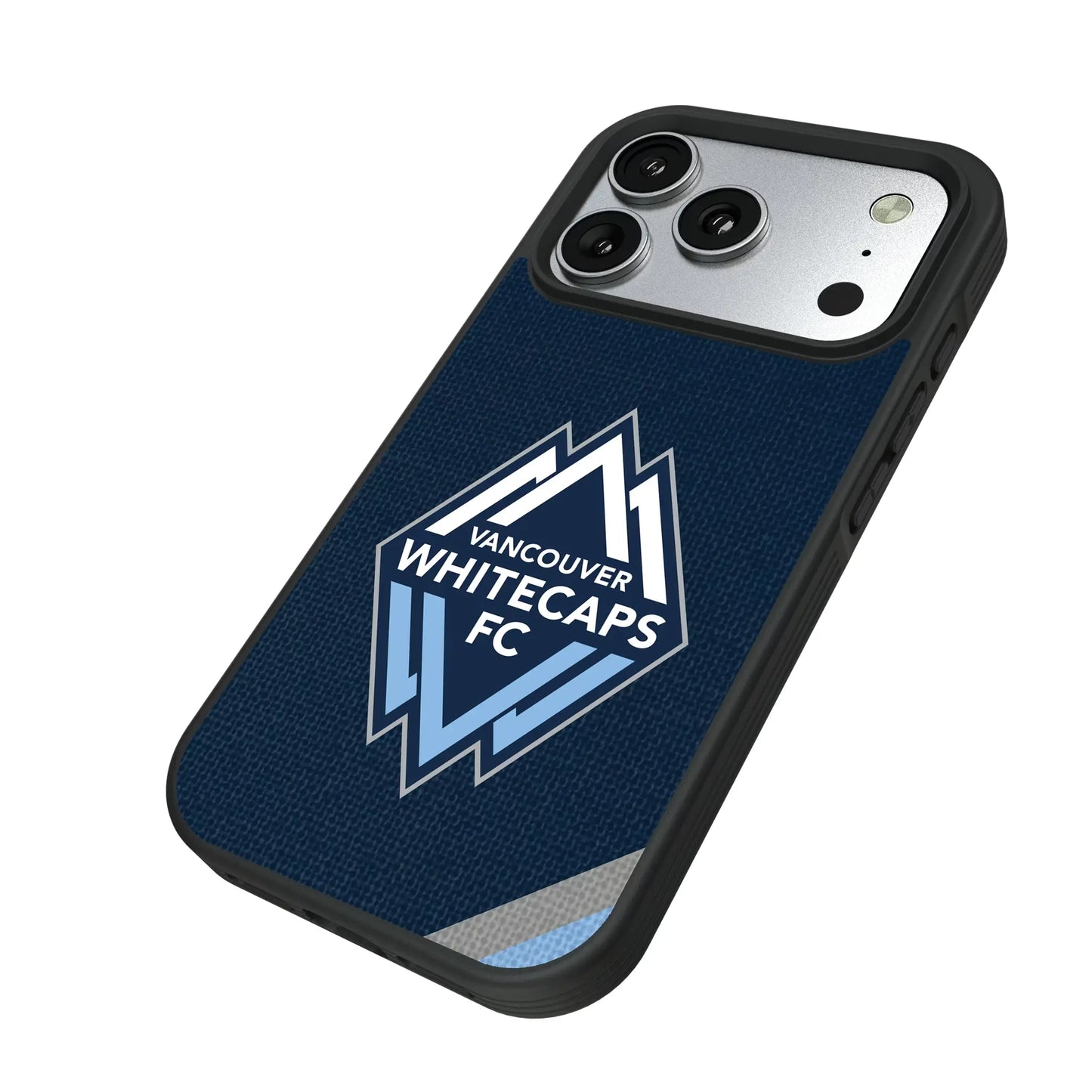 Vancouver Whitecaps Diagonal Stripe Bump Phone Case for Apple iPhone
