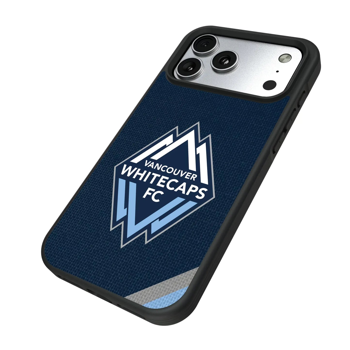 Vancouver Whitecaps Diagonal Stripe Bump Phone Case for Apple iPhone