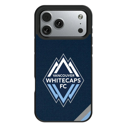 Vancouver Whitecaps Diagonal Stripe Bump Phone Case for Apple iPhone