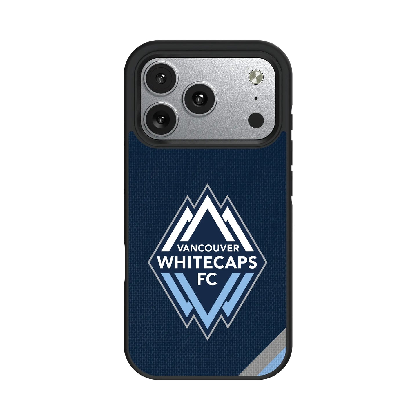 Vancouver Whitecaps Diagonal Stripe Bump Phone Case for Apple iPhone
