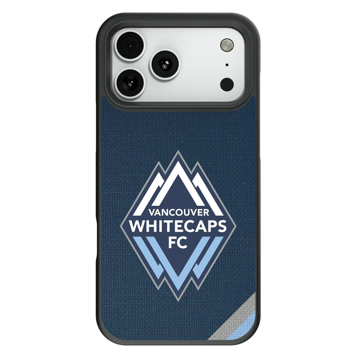 Vancouver Whitecaps Diagonal Stripe Bump Phone Case for Apple iPhone