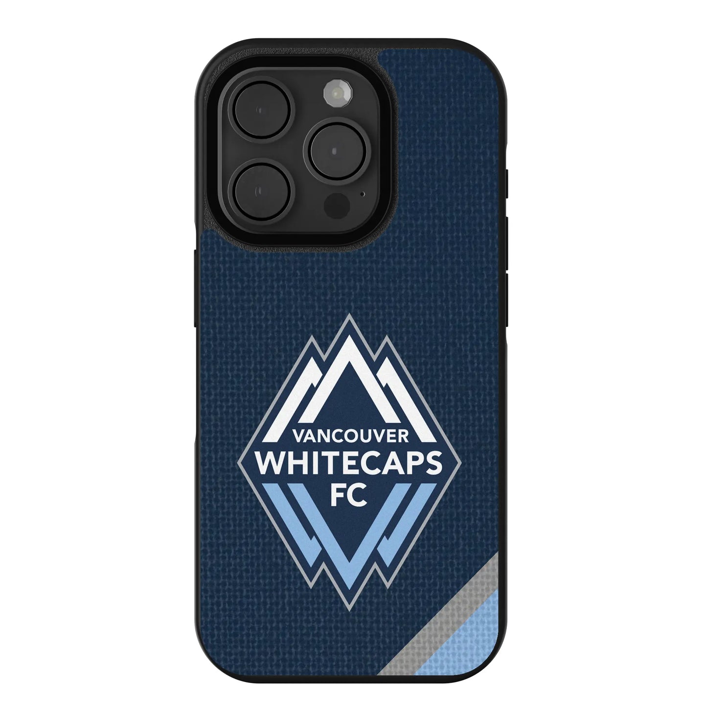 Vancouver Whitecaps Diagonal Stripe Bump Phone Case for Apple iPhone