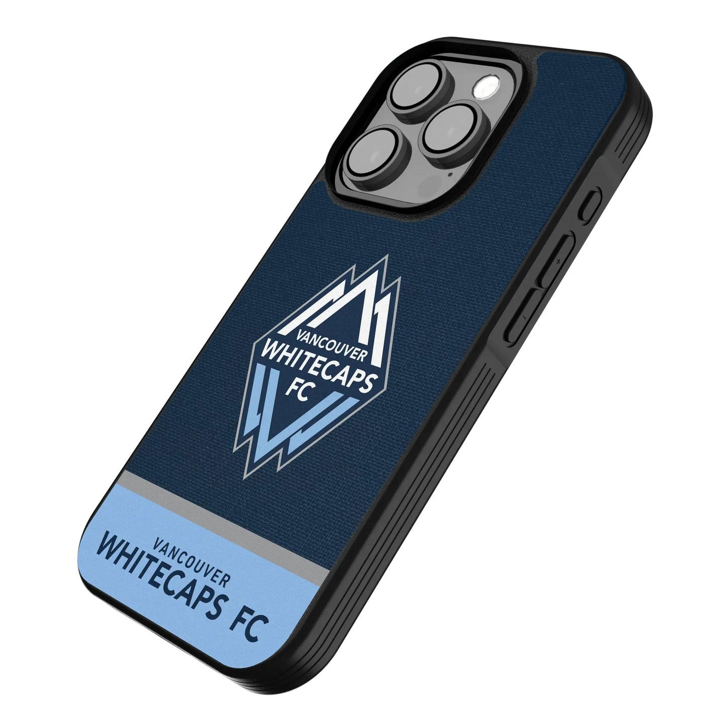 Vancouver Whitecaps Endzone Solid Bump Phone Case for Apple iPhone
