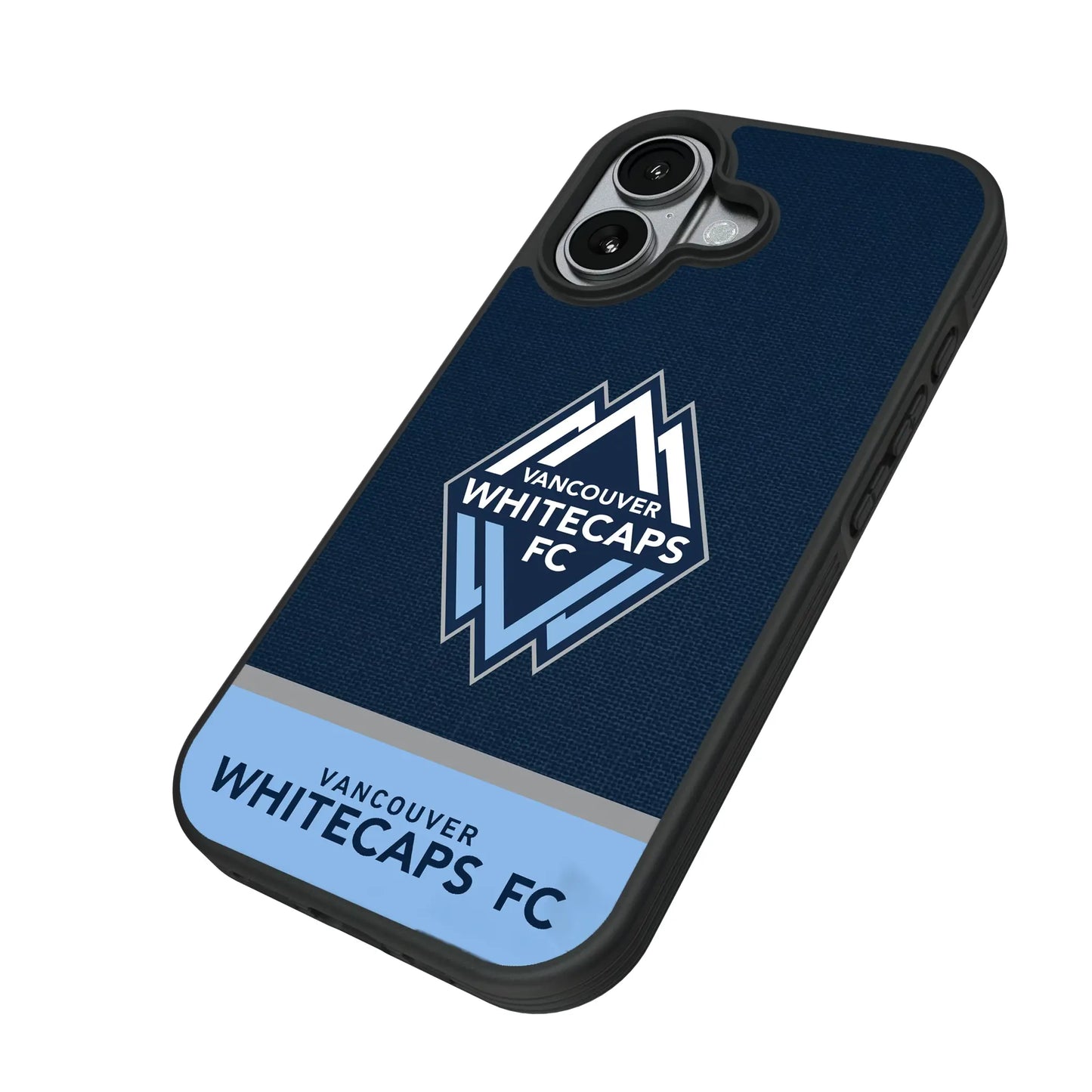 Vancouver Whitecaps Endzone Solid Bump Phone Case for Apple iPhone