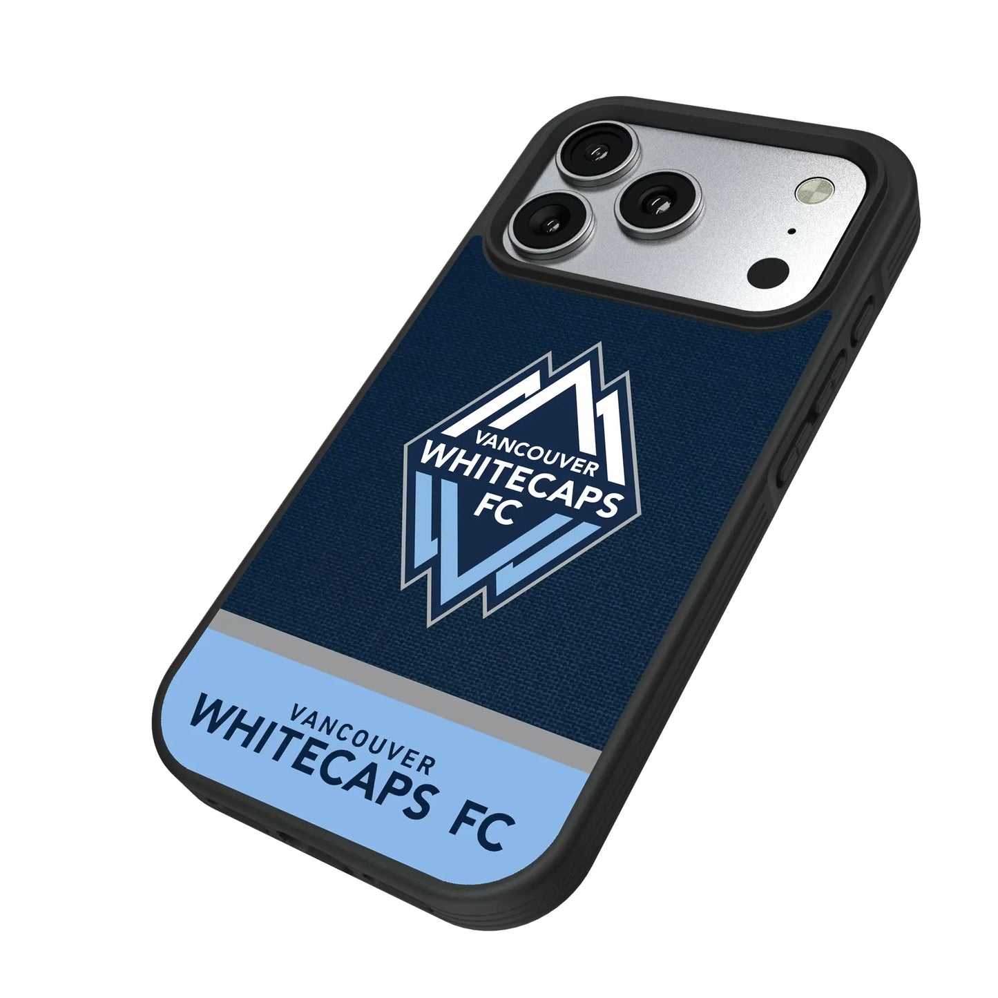 Vancouver Whitecaps Endzone Solid Bump Phone Case for Apple iPhone