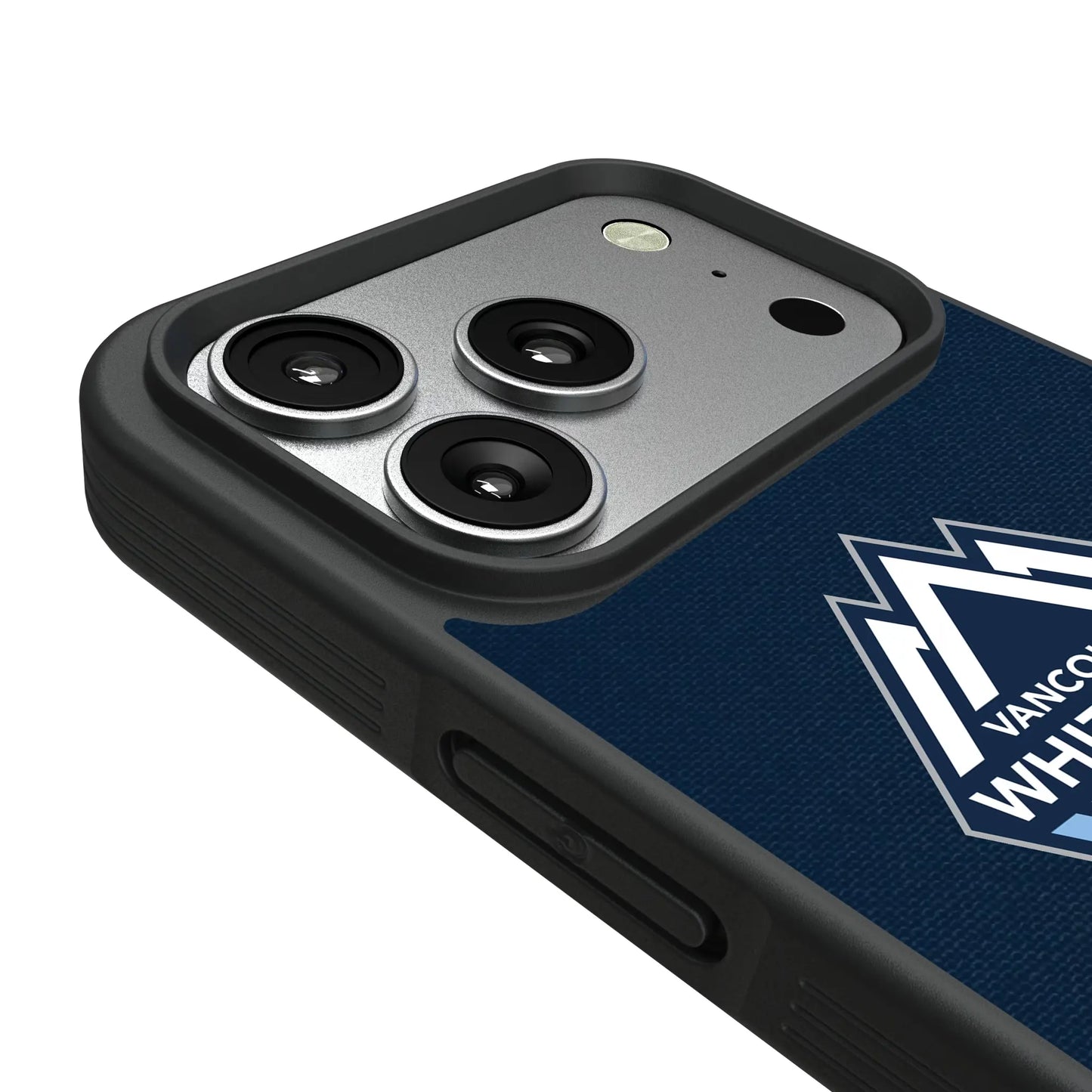 Vancouver Whitecaps Endzone Solid Bump Phone Case for Apple iPhone