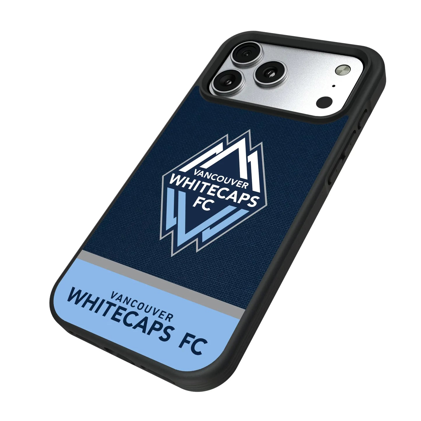 Vancouver Whitecaps Endzone Solid Bump Phone Case for Apple iPhone