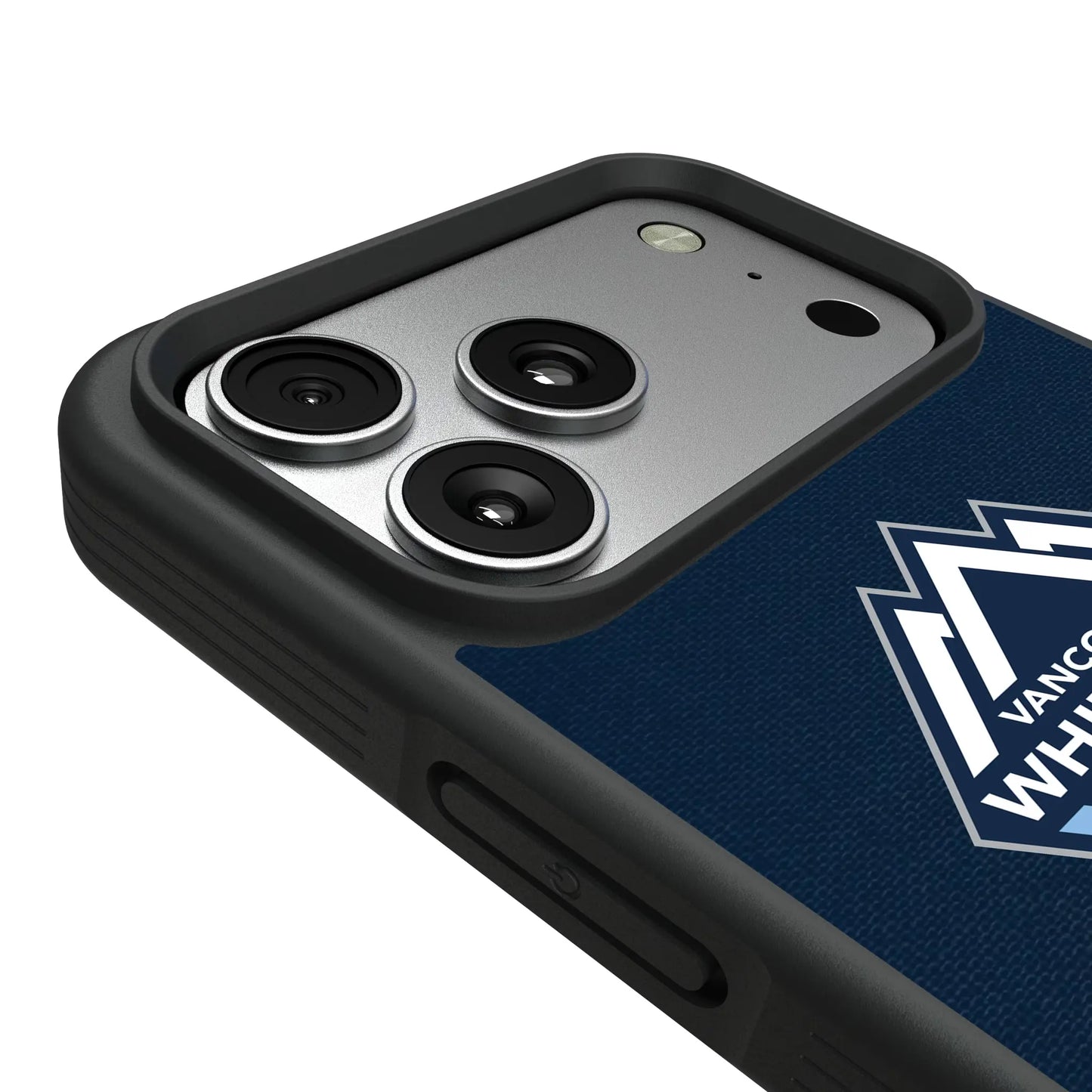 Vancouver Whitecaps Endzone Solid Bump Phone Case for Apple iPhone
