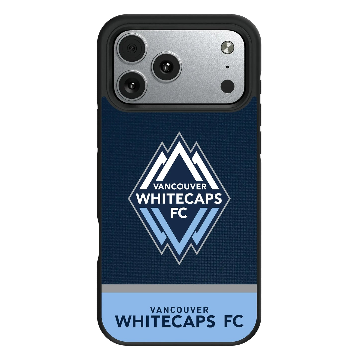 Vancouver Whitecaps Endzone Solid Bump Phone Case for Apple iPhone