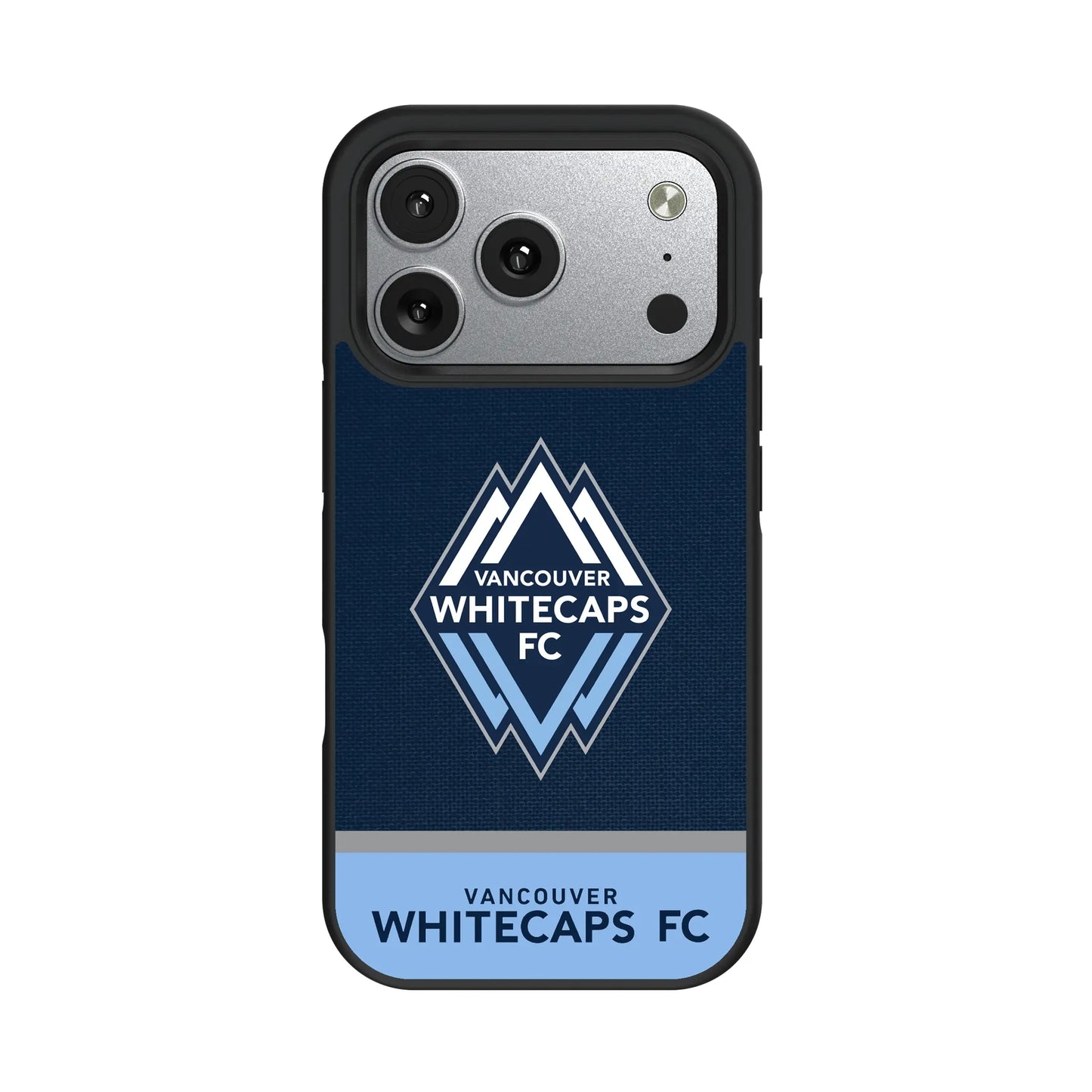 Vancouver Whitecaps Endzone Solid Bump Phone Case for Apple iPhone