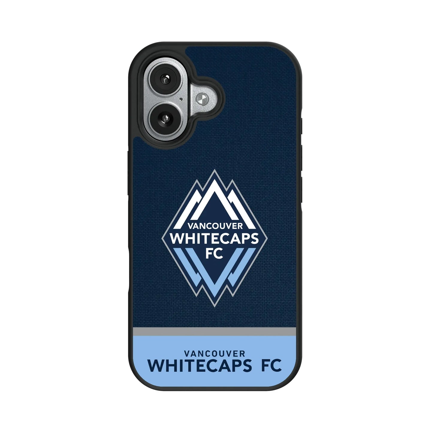 Vancouver Whitecaps Endzone Solid Bump Phone Case for Apple iPhone