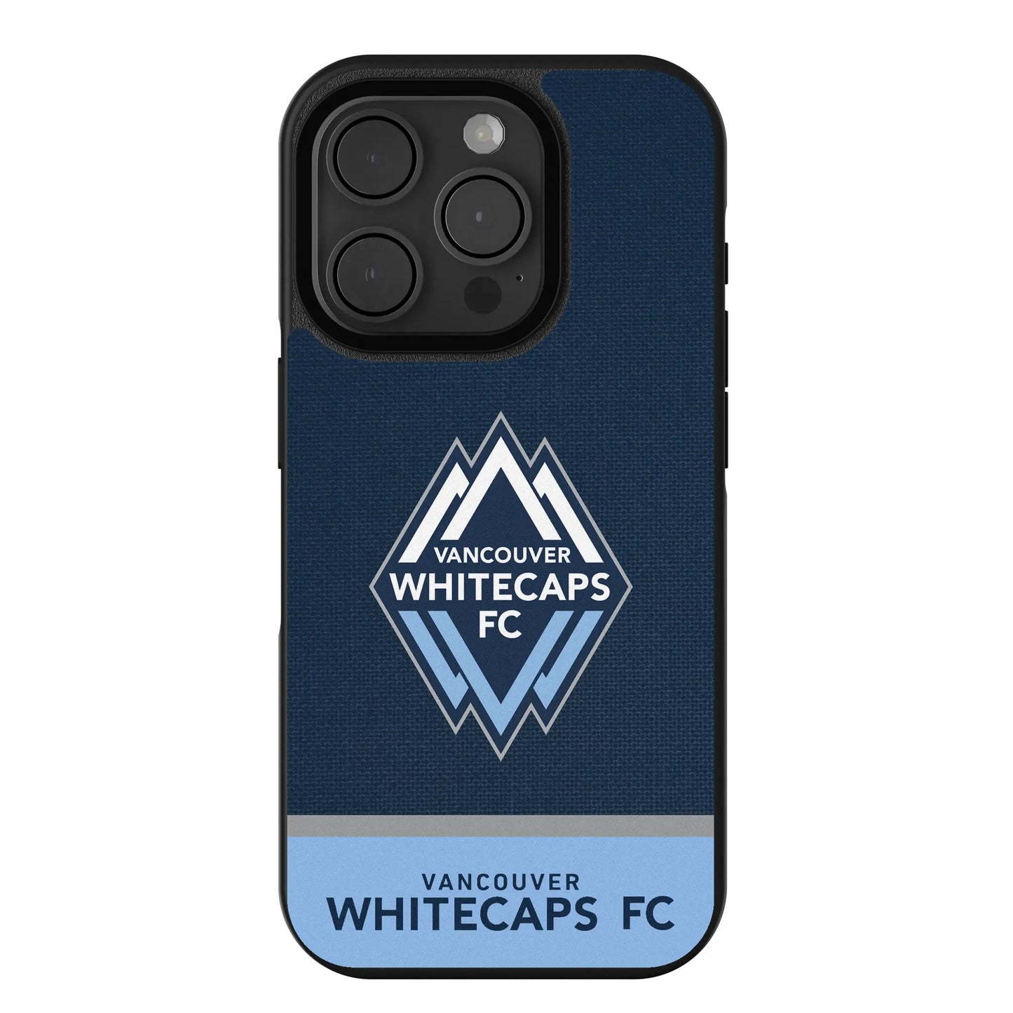 Vancouver Whitecaps Endzone Solid Bump Phone Case for Apple iPhone