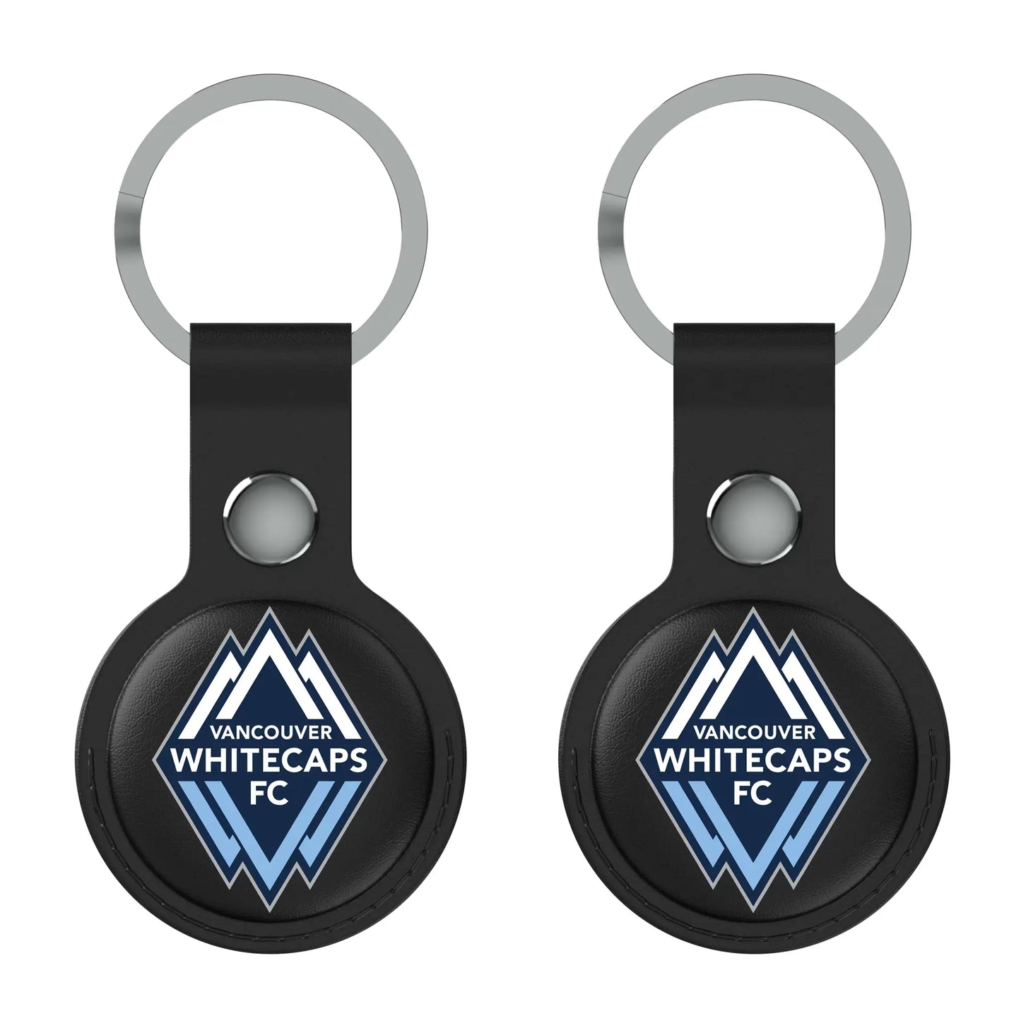 Vancouver Whitecaps Insignia Black Airtag Holder 2-Pack