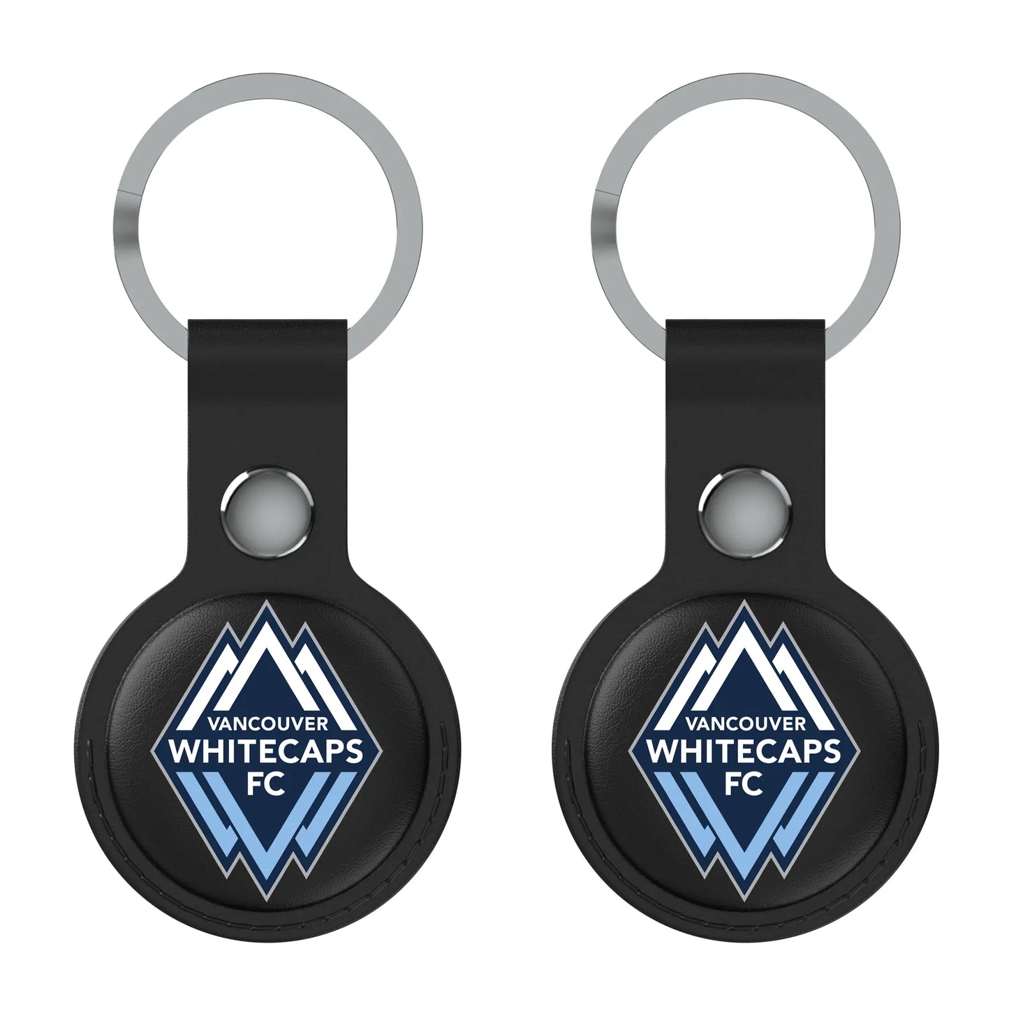 Vancouver Whitecaps Insignia Black Airtag Holder 2-Pack